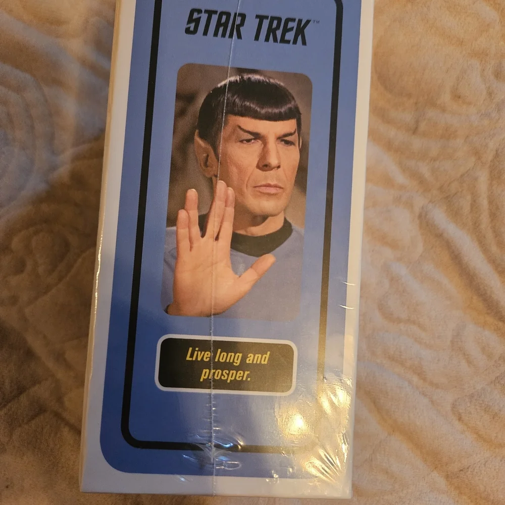 Blue and White Star Trek Mr. Spock Collectible Figure - Picture 3 of 5